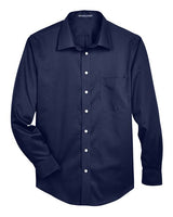 Devon & Jones DG530T Men's Tall Crown Woven Collection Solid Stretch Twill #color_NAVY