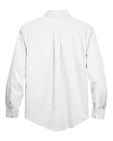 Devon & Jones DG530T Men's Tall Crown Woven Collection Solid Stretch Twill #color_WHITE