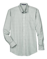 Devon & Jones D645 Men's Crown Woven Collection Banker Stripe #color_DILL