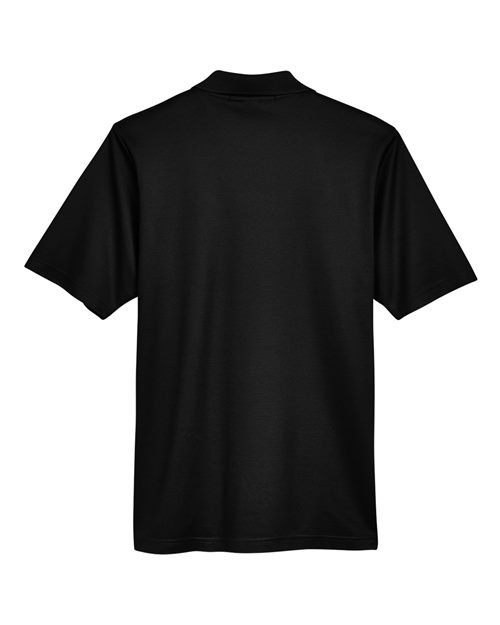 Devon & Jones DG20T CrownLux Performance Men's Tall Plaited Polo #color_BLACK