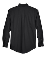 Devon & Jones D620T Men's Tall Crown Woven Collection Solid Broadcloth #color_BLACK