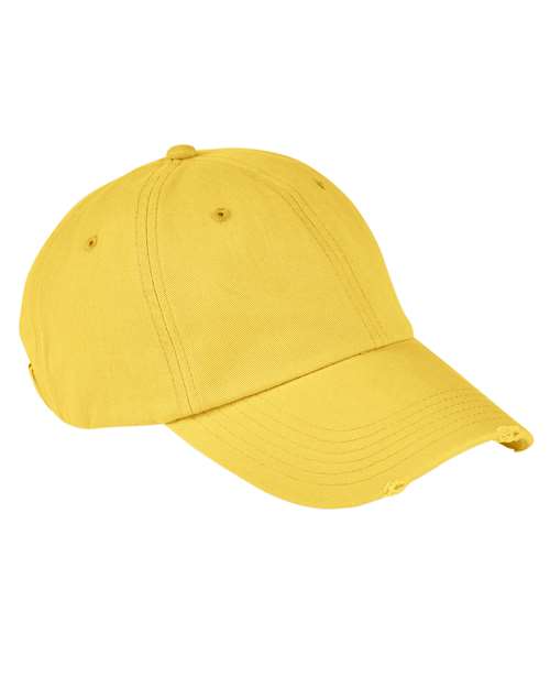 Authentic Pigment AP1920 Distressed 6-Panel Cap #color_SQUASH