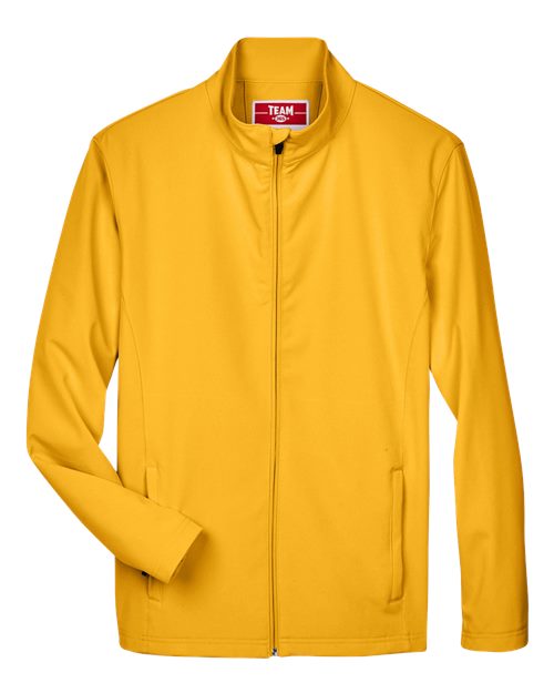 Team 365 TT80 Men's Leader Soft Shell Jacket #color_SPORT ATH GOLD