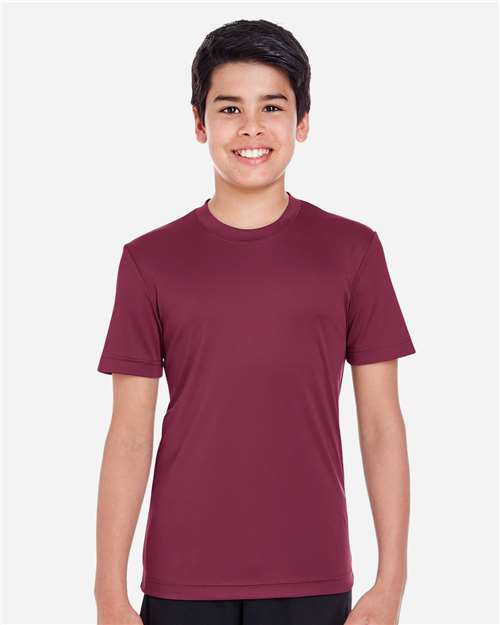 Team 365 TT11Y Youth Zone Performance T-Shirt #color_SPORT MAROON