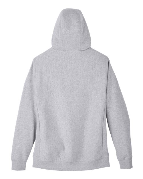 Team 365 TT95 Men's Zone HydroSport Heavyweight Full-Zip Hooded Sweatshirt #color_ATHLETIC HEATHER
