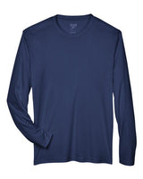 Team 365 TT11L Men's Zone Performance Long-Sleeve T-Shirt #color_SPORT DARK NAVY