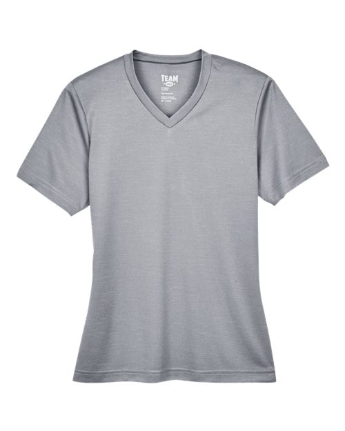 Team 365 TT11HW Ladies' Sonic Heather Performance T-Shirt #color_ATHLETIC HEATHER