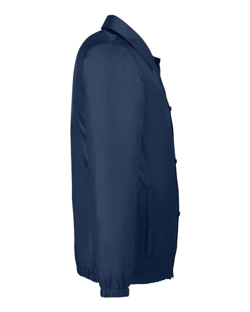 Team 365 TT75 Adult Zone Protect Coaches Jacket #color_SPORT DARK NAVY