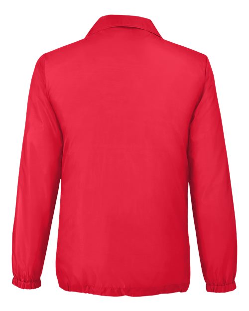 Team 365 TT75 Adult Zone Protect Coaches Jacket #color_SPORT RED
