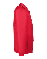 Team 365 TT75 Adult Zone Protect Coaches Jacket #color_SPORT RED