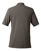 Harriton M200 Men's 6 oz. Ringspun Cotton Piqu Short-Sleeve Polo #color_CHARCOAL