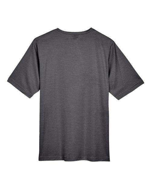 Team 365 TT11H Men's Sonic Heather Performance T-Shirt #color_DK GREY HEATHER