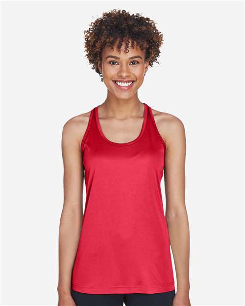Team 365 TT11WRC Ladies' Zone Performance Racerback Tank #color_SPORT RED