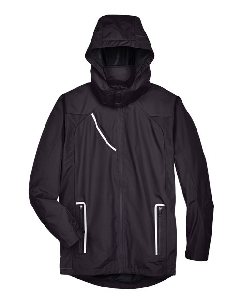 Team 365 TT86 Men's Dominator Waterproof Jacket #color_BLACK