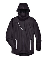 Team 365 TT86 Men's Dominator Waterproof Jacket #color_BLACK
