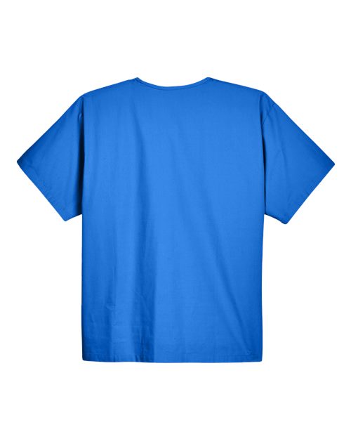Harriton M897 Adult Restore 4.9 oz. Scrub Top #color_TRUE ROYAL