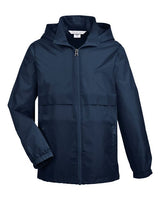 Team 365 TT73Y Youth Zone Protect Lightweight Jacket #color_SPORT DARK NAVY
