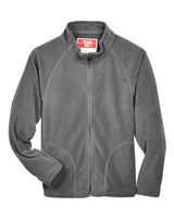 Team 365 TT90Y Youth Campus Microfleece Jacket #color_SPORT GRAPHITE
