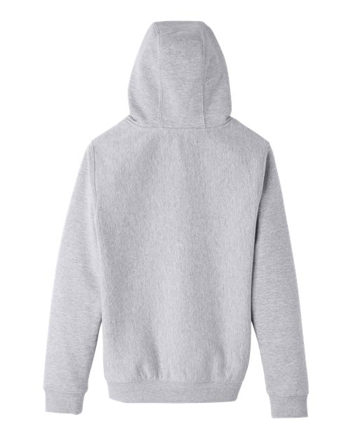 Team 365 TT96Y Youth Zone HydroSport Heavyweight Pullover Hooded Sweatshirt #color_ATHLETIC HEATHER