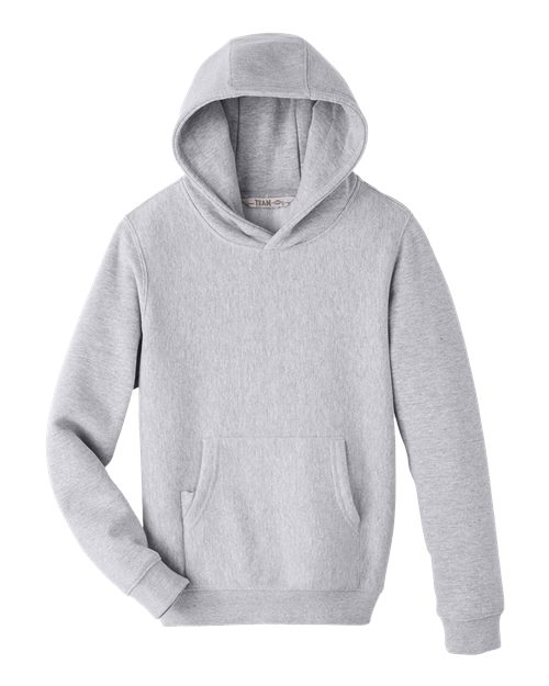 Team 365 TT96Y Youth Zone HydroSport Heavyweight Pullover Hooded Sweatshirt #color_ATHLETIC HEATHER