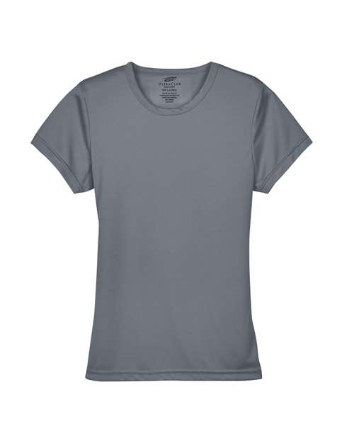 UltraClub 8420L Ladies' Cool & Dry Sport Performance InterlockT-Shirt #color_CHARCOAL