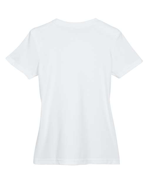 UltraClub 8620L Ladies' Cool & Dry Basic Performance T-Shirt #color_WHITE