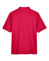 Harriton M348T Men's Tall Advantage Snag Protection Plus IL Polo #color_RED