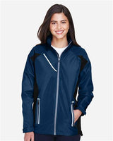 Team 365 TT86W Ladies' Dominator Waterproof Jacket #color_SPORT DARK NAVY
