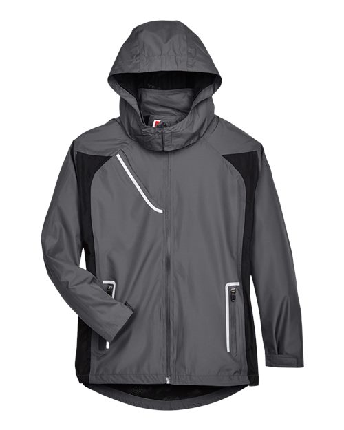Team 365 TT86W Ladies' Dominator Waterproof Jacket #color_SPORT GRAPHITE