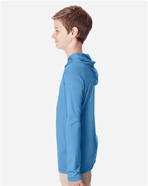 Team 365 TT41Y Youth Zone Performance Hoodie #color_SPORT LIGHT BLUE