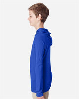 Team 365 TT41Y Youth Zone Performance Hoodie #color_SPORT ROYAL