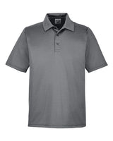Team 365 TT51T Men's Tall Zone Performance Polo #color_SPORT GRAPHITE