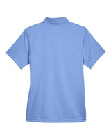 Harriton M345W Ladies' Advantage Snag Protection Plus IL Snap Placket Polo #color_INDUSTRY BLUE