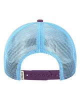 LOCALE 5PTKR Trucker Cap #color_Explorer White/ Plum
