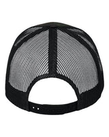 Valucap VC400 Mesh-Back Twill Trucker Cap #color_Camo/ Black