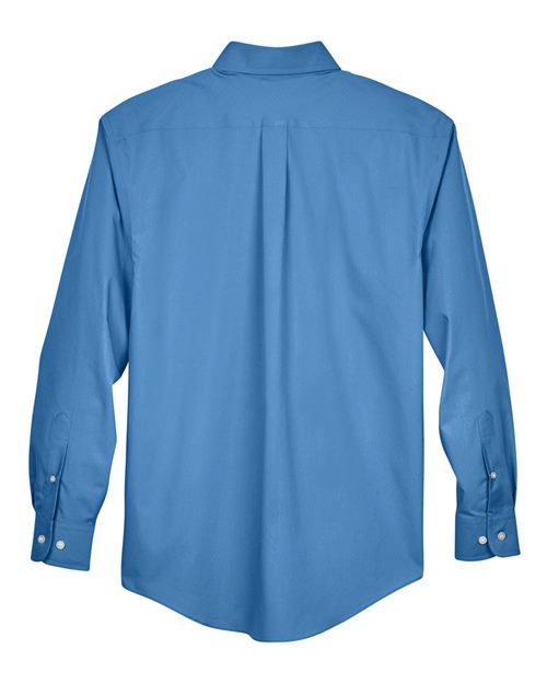 Devon & Jones D620 Men's Crown Woven Collection Solid Broadcloth #color_FRENCH BLUE