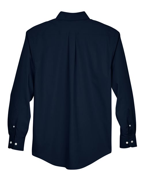 Devon & Jones D620 Men's Crown Woven Collection Solid Broadcloth #color_NAVY