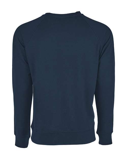 Next Level N9000 Unisex French Terry Raglan Crew #color_COOL BLUE