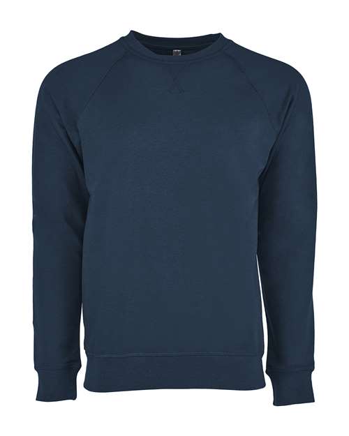 Next Level N9000 Unisex French Terry Raglan Crew #color_COOL BLUE