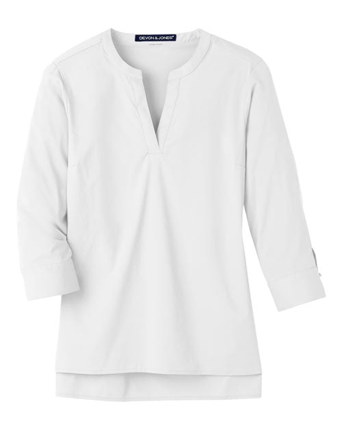 Devon & Jones DG542W Ladies' CrownLux Performance Stretch Tunic #color_WHITE