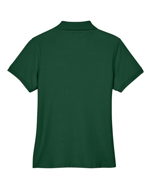 Devon & Jones D100W Ladies' Pima Piqu Y-Collar Polo #color_FOREST