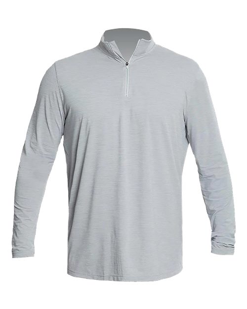 ANETIK MVQTRL9 Low Pro Quarter-Zip #color_Alloy Heathered