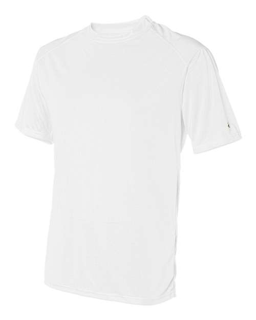 Badger 4120 B-Core Sport Shoulders T-Shirt #color_White