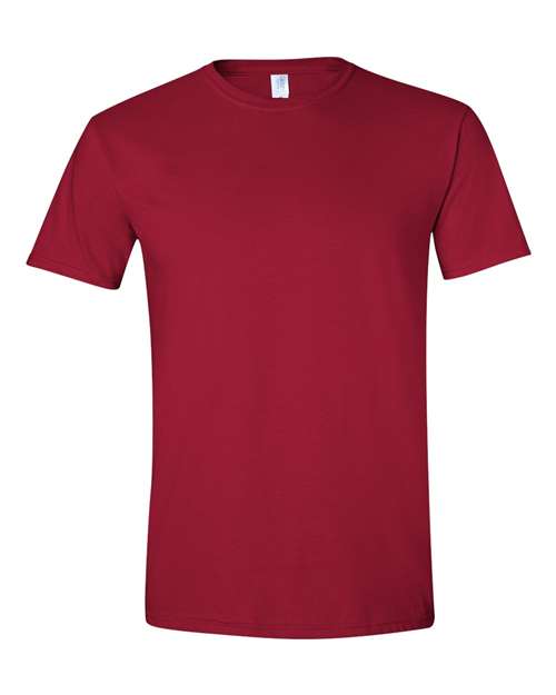 Gildan G640 Adult Softstyle 4.5 oz T-Shirt #color_CARDINAL RED