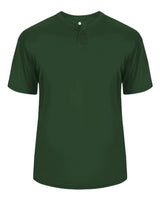 Alleson Athletic 7930 B-Core Placket Jersey #color_Forest