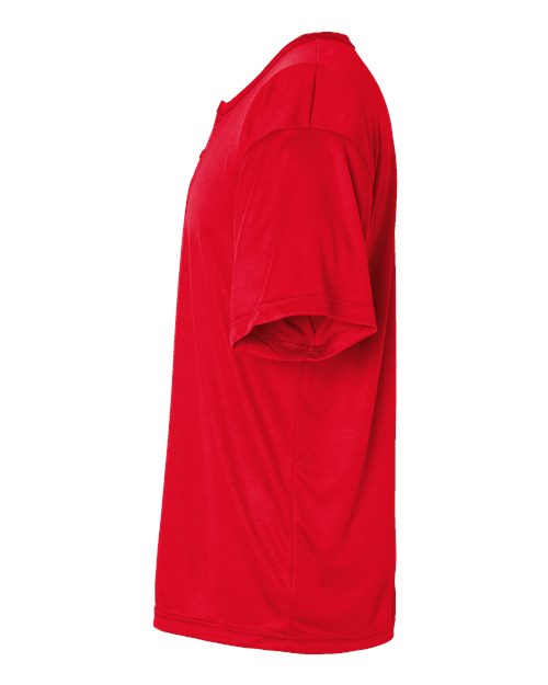 Alleson Athletic 7930 B-Core Placket Jersey #color_Red