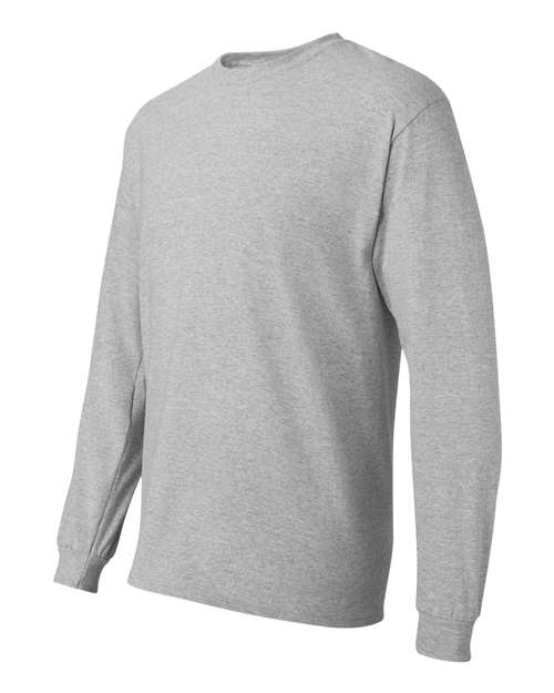 Hanes 5286 Men's ComfortSoft Cotton Long-Sleeve T-Shirt #color_LIGHT STEEL