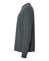 Gildan G240 Adult Ultra Cotton  Long-Sleeve T-Shirt #color_DARK HEATHER