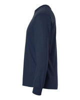 Gildan G240 Adult Ultra Cotton  Long-Sleeve T-Shirt #color_NAVY