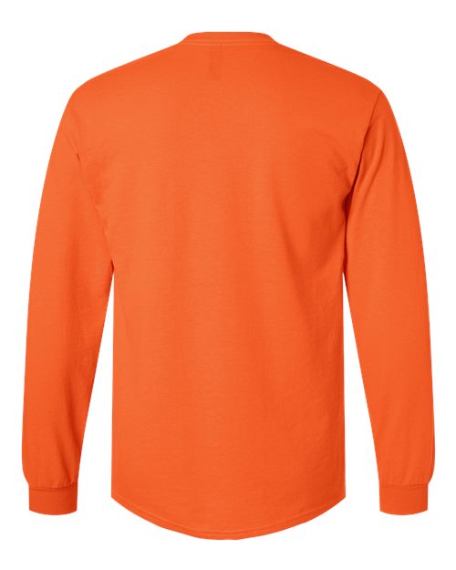 Gildan G240 Adult Ultra Cotton  Long-Sleeve T-Shirt #color_ORANGE